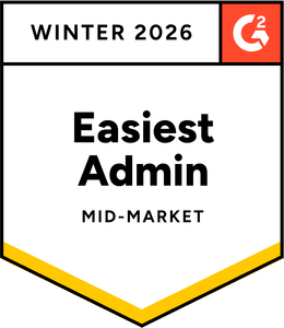 G2 Winter 2026 — Easiest Admin, Mid-Market