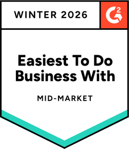 G2 Winter 2026 — Easiest To Do Business With, Mid-Market