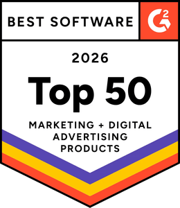 G2 Best Software 2026 — Top 50 Marketing + Digital Advertising Products